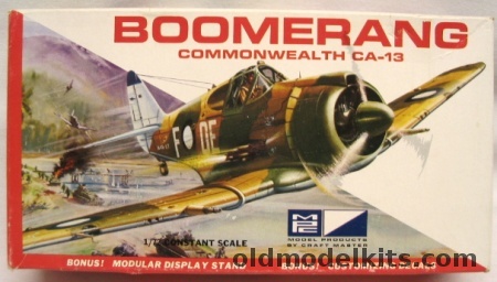 MPC 1/72 Commonwealth CA-13 Boomerang RAAF, 5008-50 plastic model kit